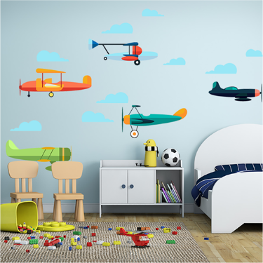 Childrens Decorative Vinyl - Planes